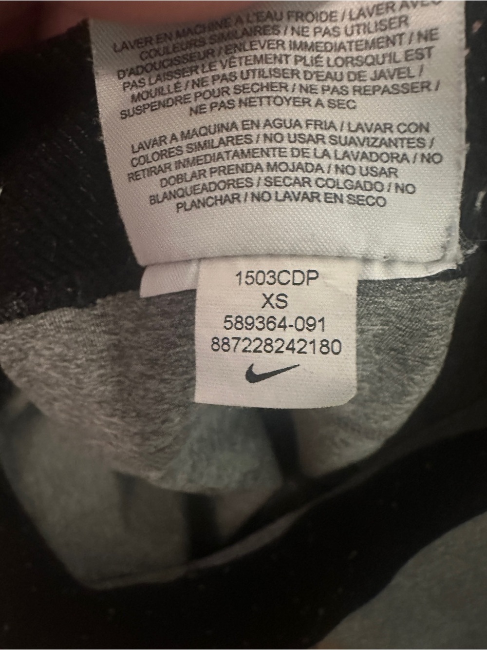 Nike Pro Women’s Gray Shorts - Picture 3 of 3
